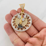 Dije San Miguel Arcangel 16.4g / 5.05cm Tres Oros 18K