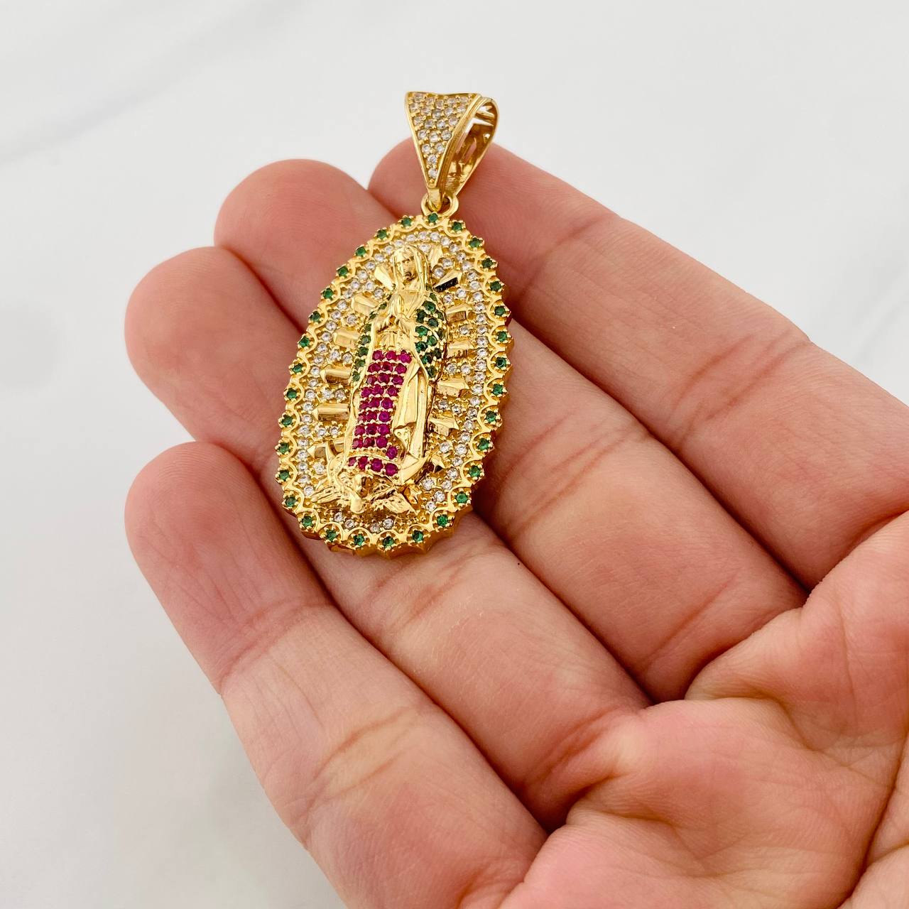Dije Virgen de Guadalupe 9.65g / 4.05cm Oro Amarillo 18K