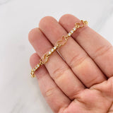 Pulso Mariposas 6.45g / 18cm / 2.6mm Oro Amarillo 18K