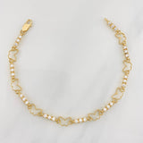 Pulso Mariposas 6.45g / 18cm / 2.6mm Oro Amarillo 18K