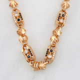 Cadena Rustica Malla 55.8g / 65cm / 5.1mm Oro Rosa 18K