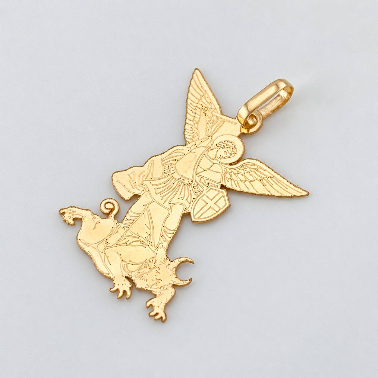 Dije San Miguel Arcángel 0.95g / 2.6cm Oro Amarillo 18K