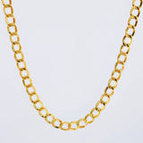 Cadena Cubana 9.3gr / 60cm / 4.9mm Oro Amarillo +1 18K *