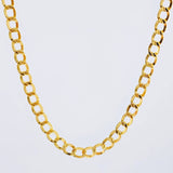 Cadena Cubana 9.1gr / 60cm / 4.9mm Oro Amarillo +1 18K ©