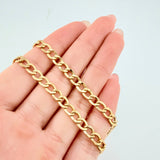 Cadena Cubana 9.1gr / 60cm / 4.9mm Oro Amarillo +1 18K ©