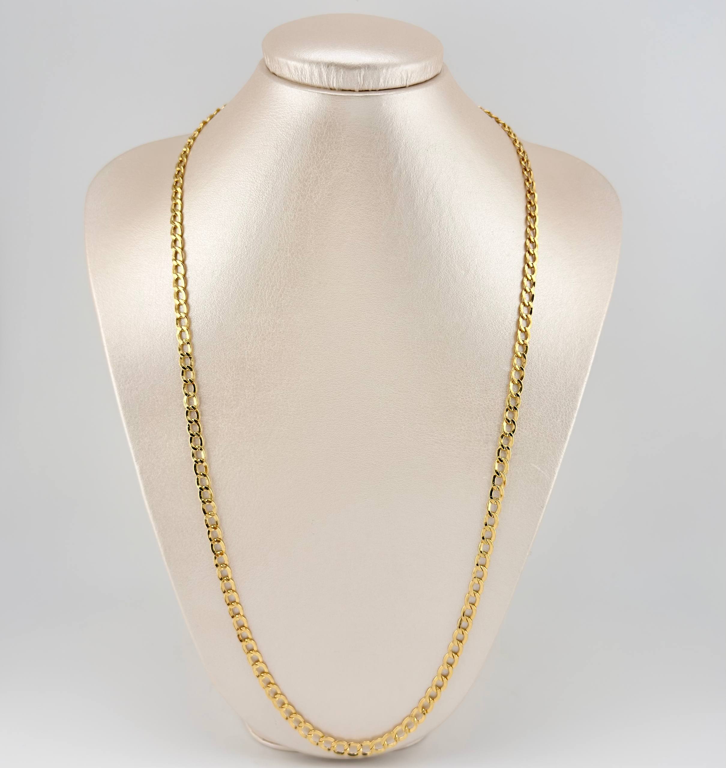 Cadena Cubana 9.3gr / 60cm / 4.9mm Oro Amarillo +1 18K *