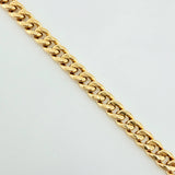 Cadena Cubana 9.4gr / 50cm / 4.5mm Oro Amarillo +1 18K *