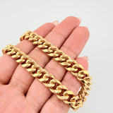 Cadena Cubana 18.2gr / 60cm / 7.6mm Oro Amarillo +1 18K *