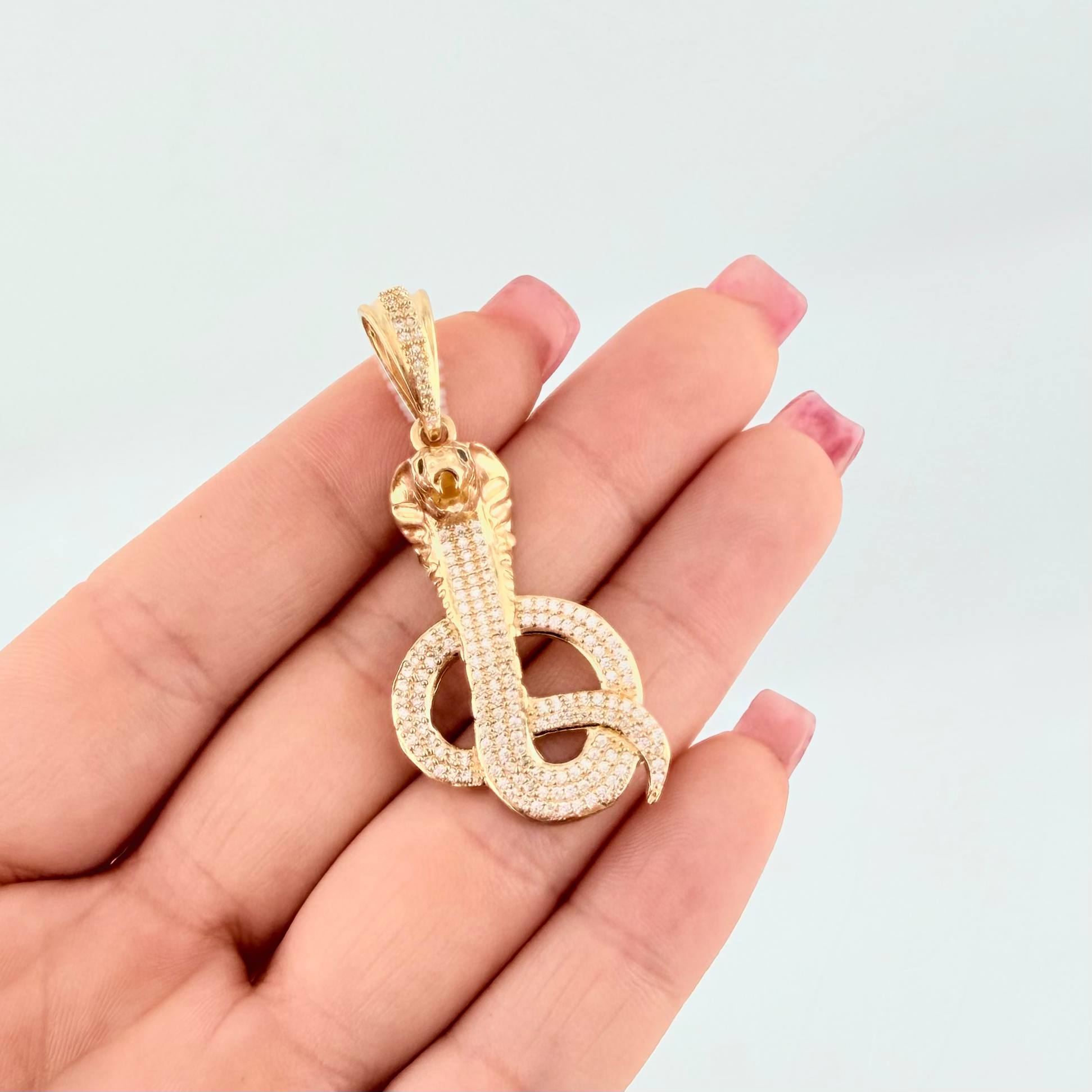 Dije Serpiente Cobra 7gr / 4.8cm / Oro Amarillo 18K