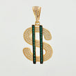Dije Signo Dolar 7gr / 4cm / Oro Amarillo 18K *