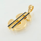 Dije Signo Dolar 7gr / 4cm / Oro Amarillo 18K *