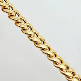 Cadena Cubana 10.8 g / 60.5 cm / 6.1 mm Oro Amarillo 18K