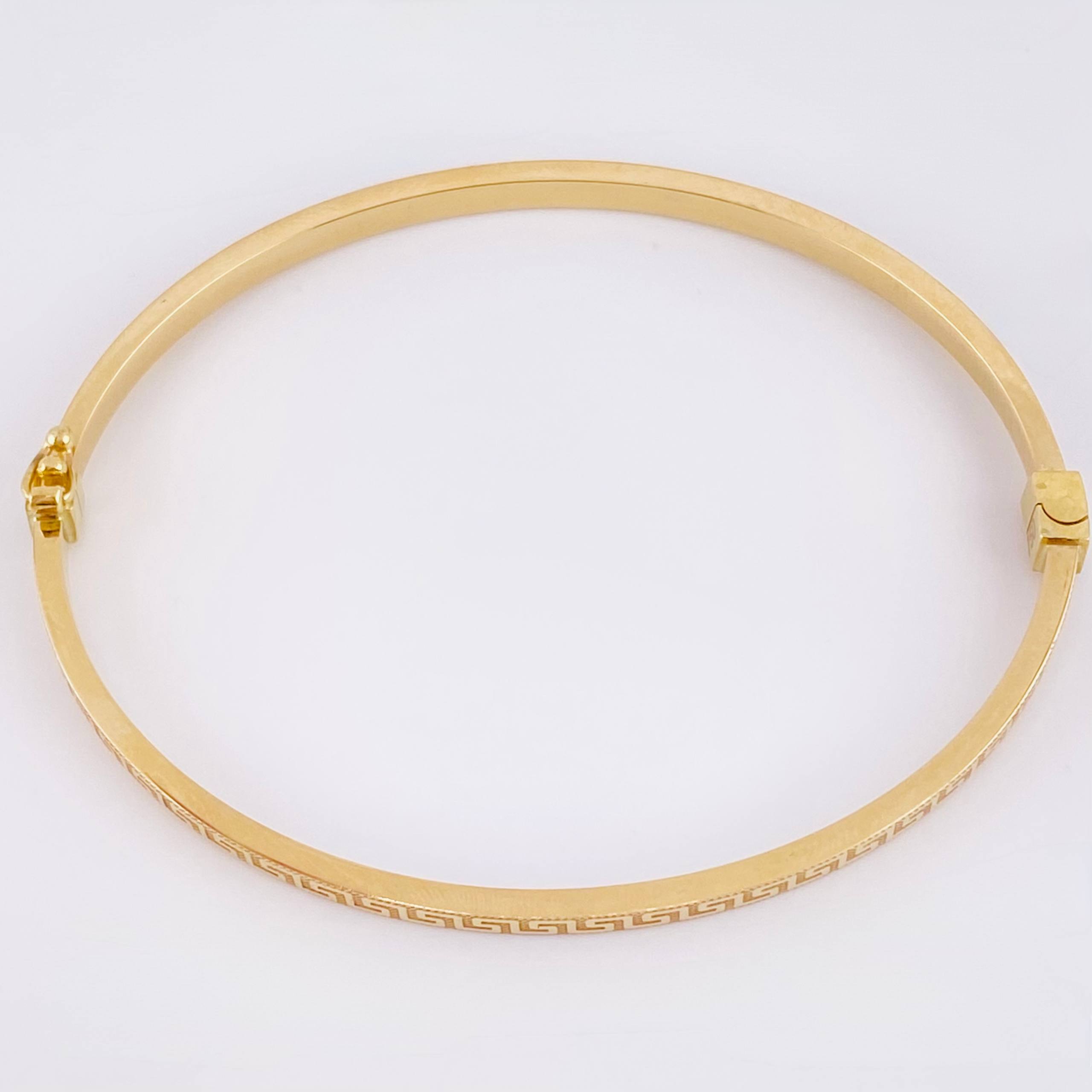Pulso Aro Tribal 4.75gr / 18.5cm / 3.15mm Oro Amarillo 18K
