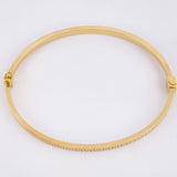 Pulso Aro Tribal 4.75gr / 18.5cm / 3.15mm Oro Amarillo 18K
