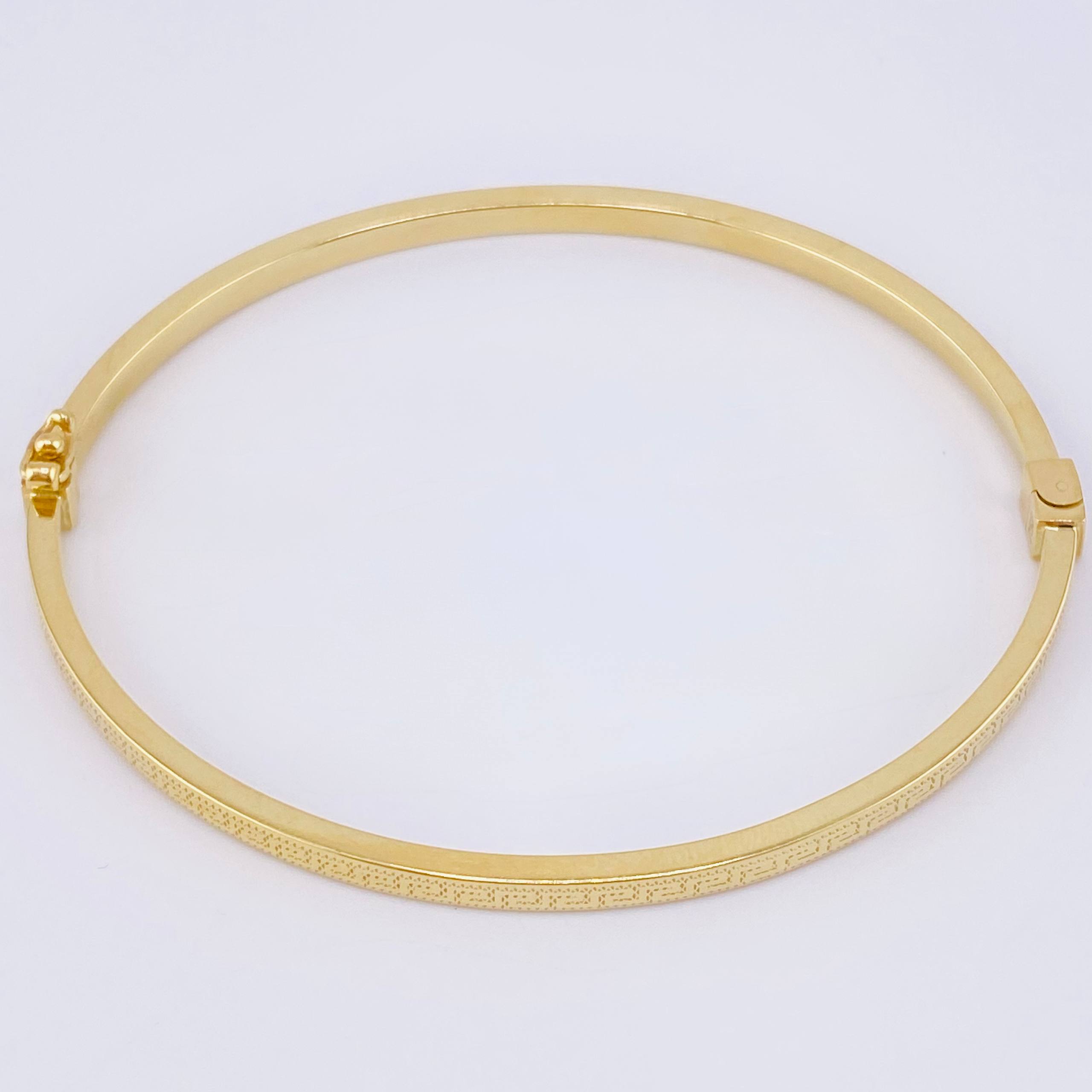 Pulso Aro Tribal 4.85gr / 18.5cm / 3.15mm Oro Amarillo 18K