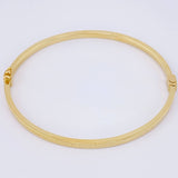 Pulso Aro Tribal 4.85gr / 18.5cm / 3.15mm Oro Amarillo 18K