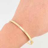 Pulso Aro Tribal 4.85gr / 18.5cm / 3.15mm Oro Amarillo 18K