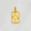 Dije Placa Corona 3.7g / 3cm Oro Amarillo 18K