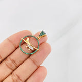 Dije Avioneta 2.55g / 3cm Tres Oros 18K