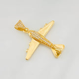 Dije Avión 5.65g / 3.9cm Oro Amarillo 18K