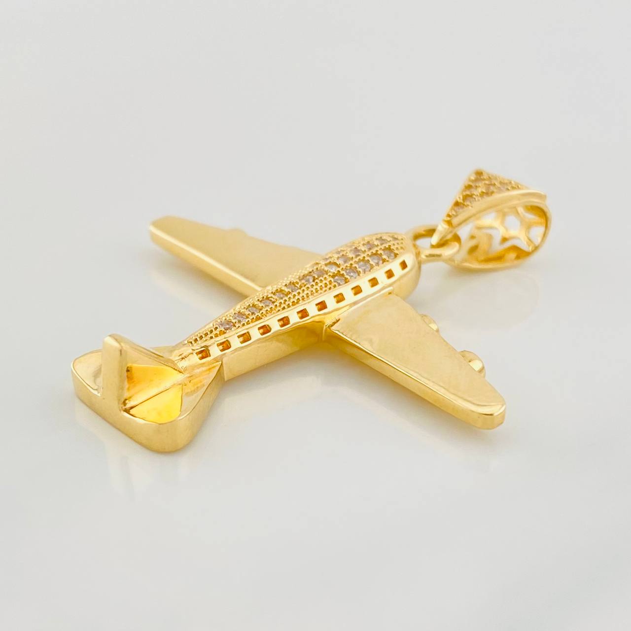 Dije Avión 5.65g / 3.9cm Oro Amarillo 18K