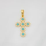 Dije Cruz Tupida 1.35g / 2.6cm Oro Amarillo 18K