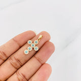 Dije Cruz Tupida 1.35g / 2.6cm Oro Amarillo 18K