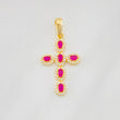 Dije Cruz Tupida 2g / 3.2cm Oro Amarillo 18K