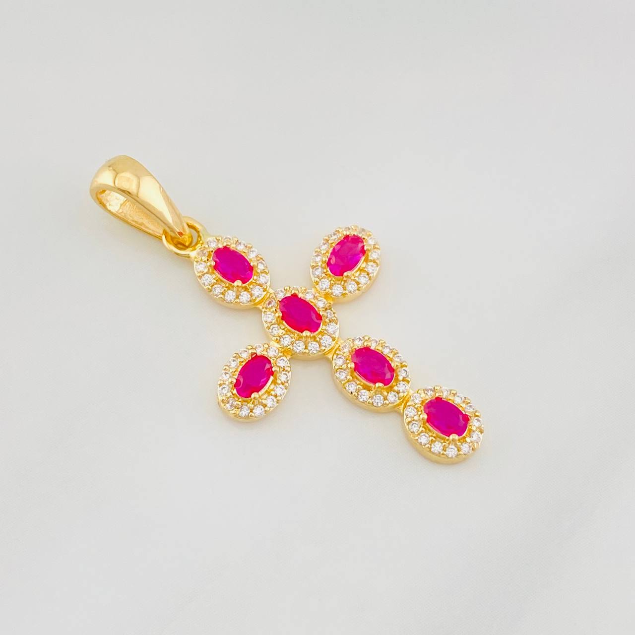 Dije Cruz Tupida 2g / 3.2cm Oro Amarillo 18K