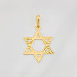 Dije Estrella de David 2g / 3.9cm Oro Amarillo 18K