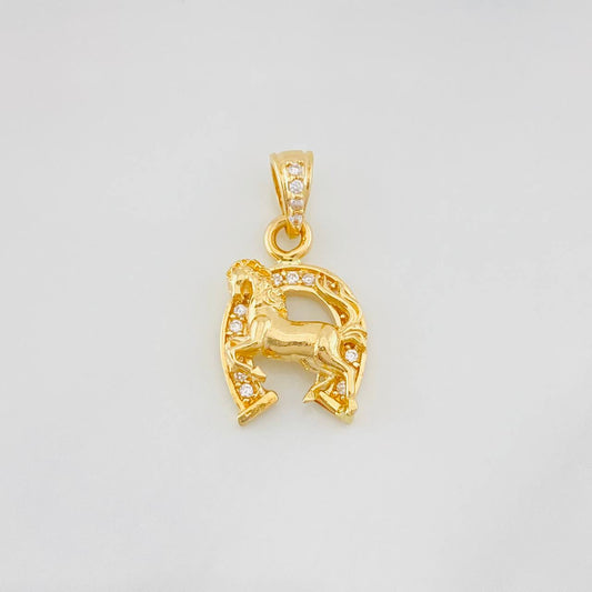 Dije Herradura Caballo 1.8g / 2cm Oro Amarillo 18K