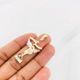 Dije San Miguel Arcángel 2.45g / 4.1cm Tres Oros 18K