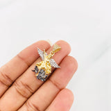 Dije San Miguel Arcángel 3.8g / 2.9cm Tres Oros 18K