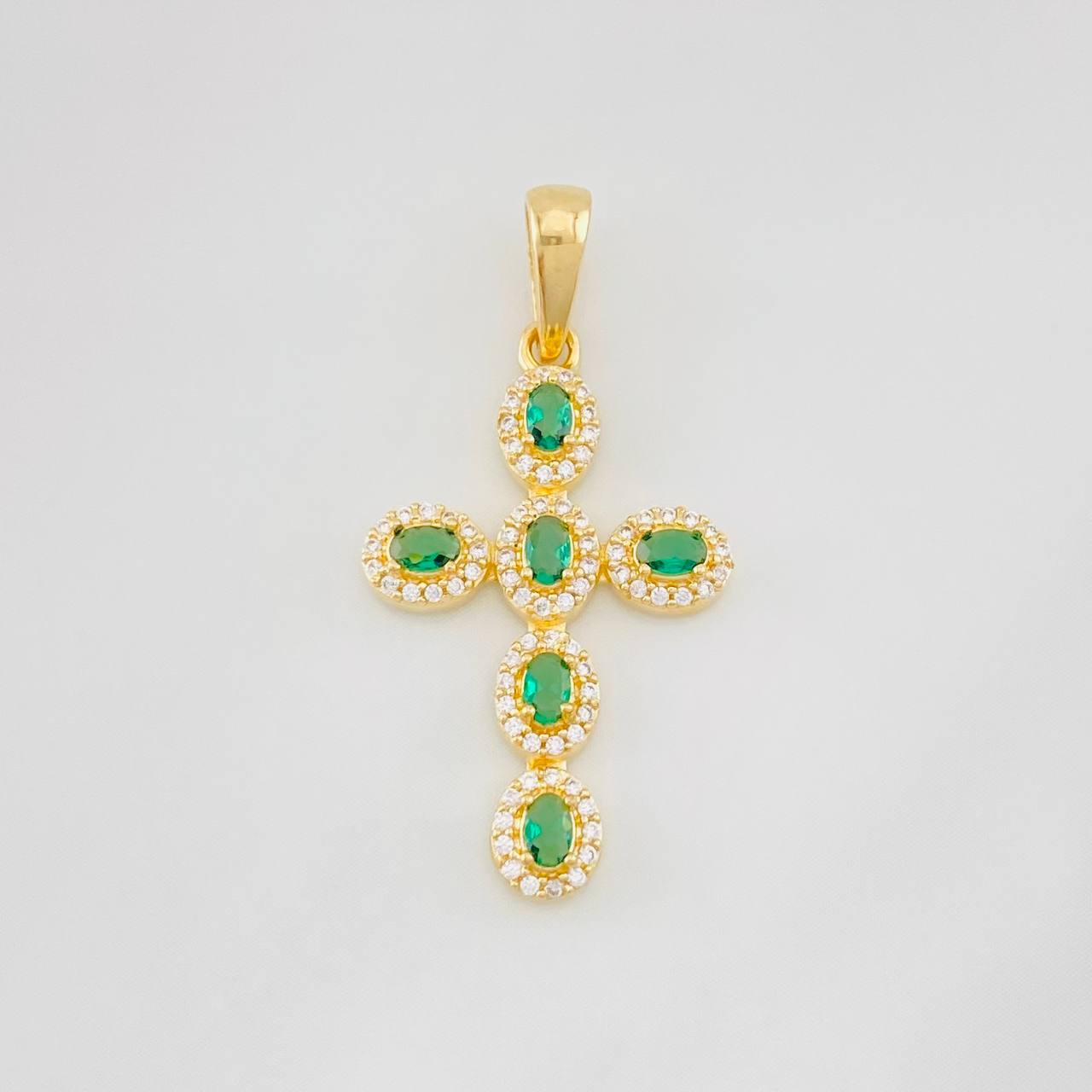 Dije Cruz Tupida 2.05g / 3.2cm Oro Amarillo 18K