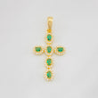 Dije Cruz Tupida 2.05g / 3.2cm Oro Amarillo 18K