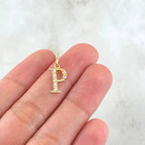 Dije Letra P Silueta 0.75gr / 1.8cm / Oro 18K ©