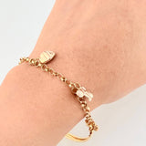 Pulso Charms 5.75gr / 19cm / Tres Oros 18K