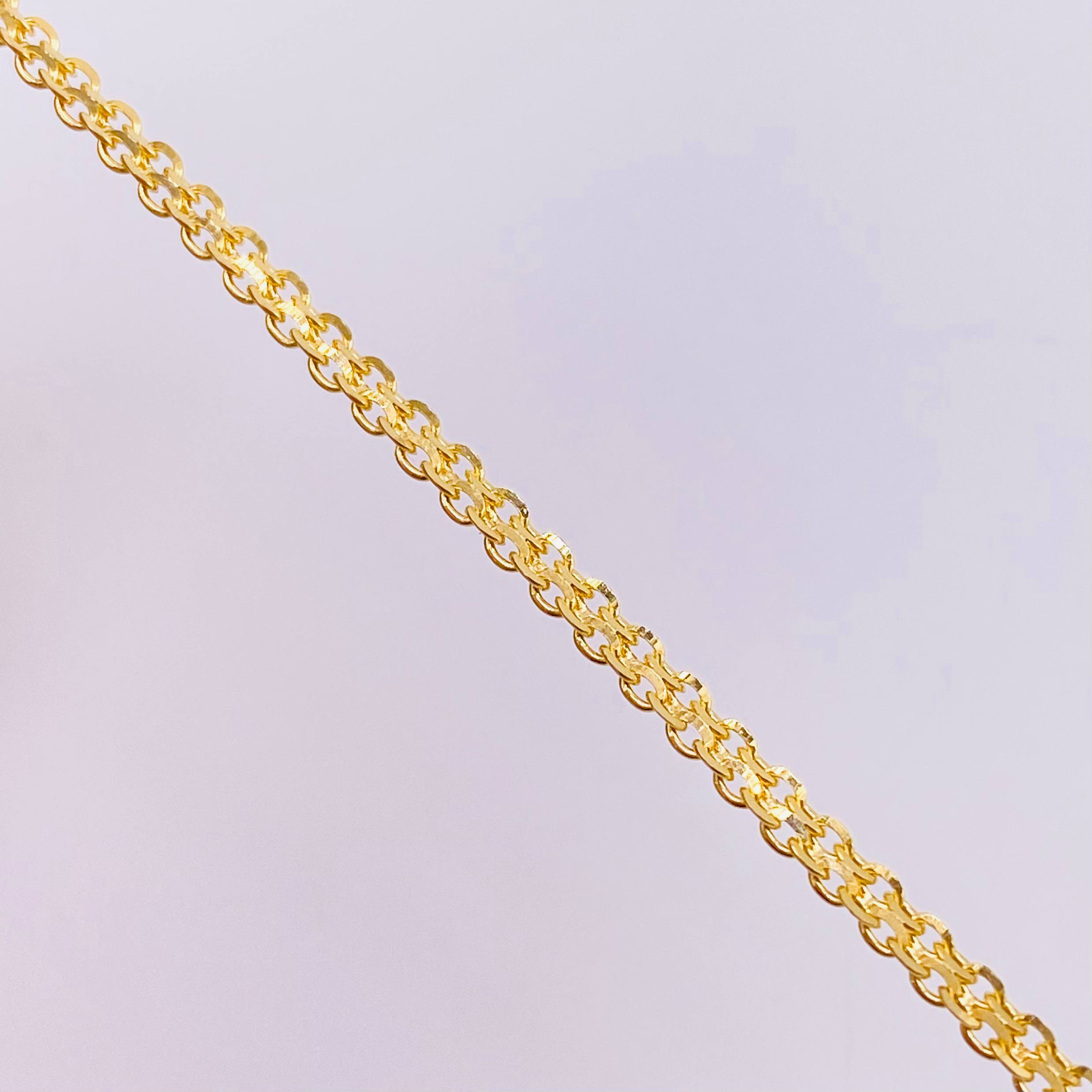 Pulso China 2.65gr / 18.5cm / 2.3mm Oro Amarillo 18K