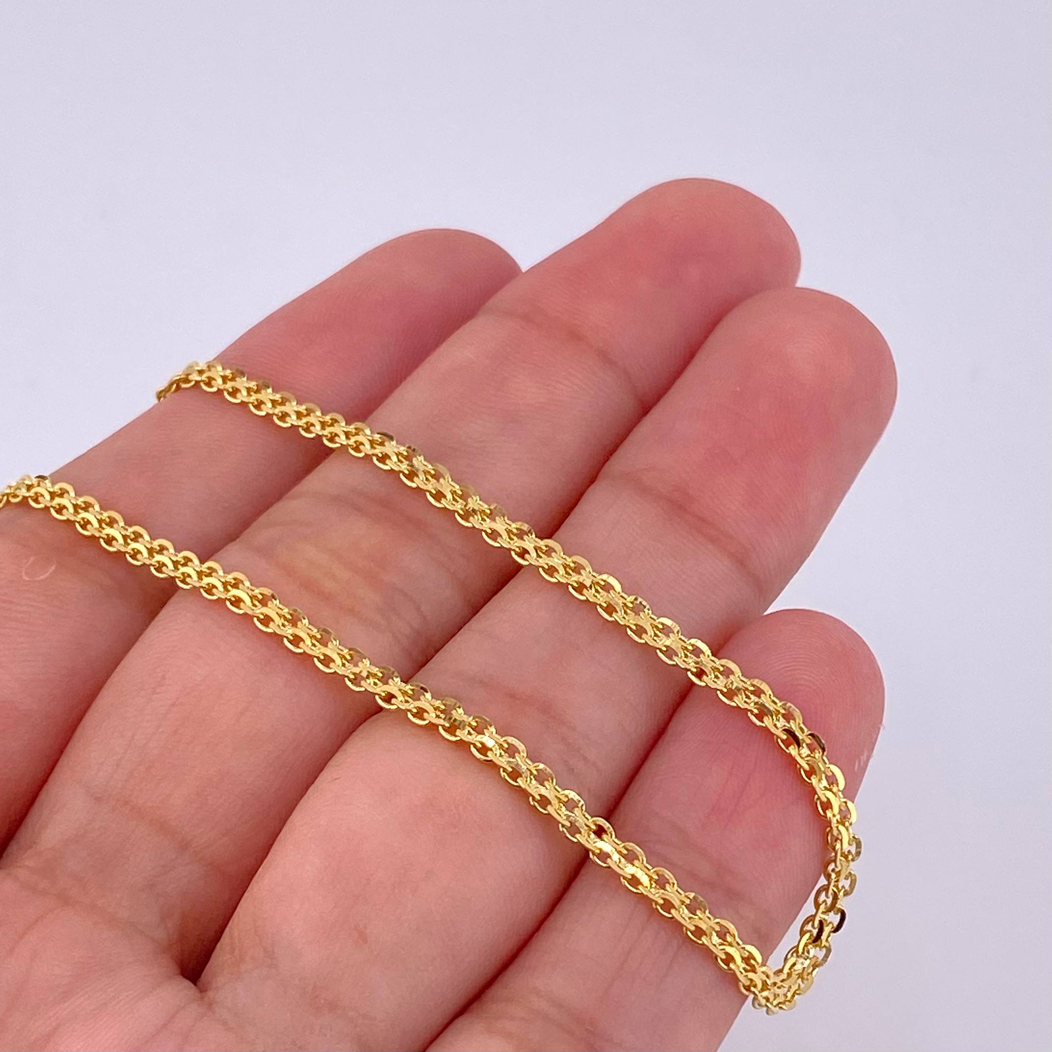 Pulso China 2.65gr / 18.5cm / 2.3mm Oro Amarillo 18K