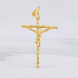 Dije Cruz Cristo 2.1g / 6cm Oro Amarillo 18K