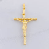 Dije Cruz Cristo 2g / 6cm Oro Amarillo 18K