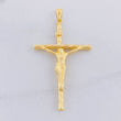 Dije Cruz Cristo 1.9g / 5.8cm Oro Amarillo 18K