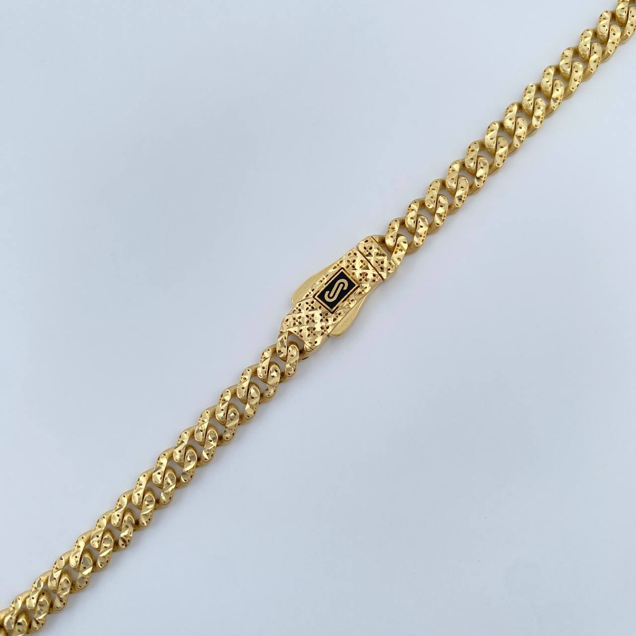 Cadena Cubana Infinito 24.8gr / 61.3cm / Oro Amarillo +4 18K $
