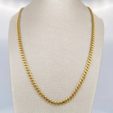 Cadena Cubana Infinito 19.6gr / 61cm / Oro Amarillo +4 18K $