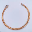 Pulso Cubano Infinito 6.35gr / 18.5cm / Oro Rosa +4 18K $