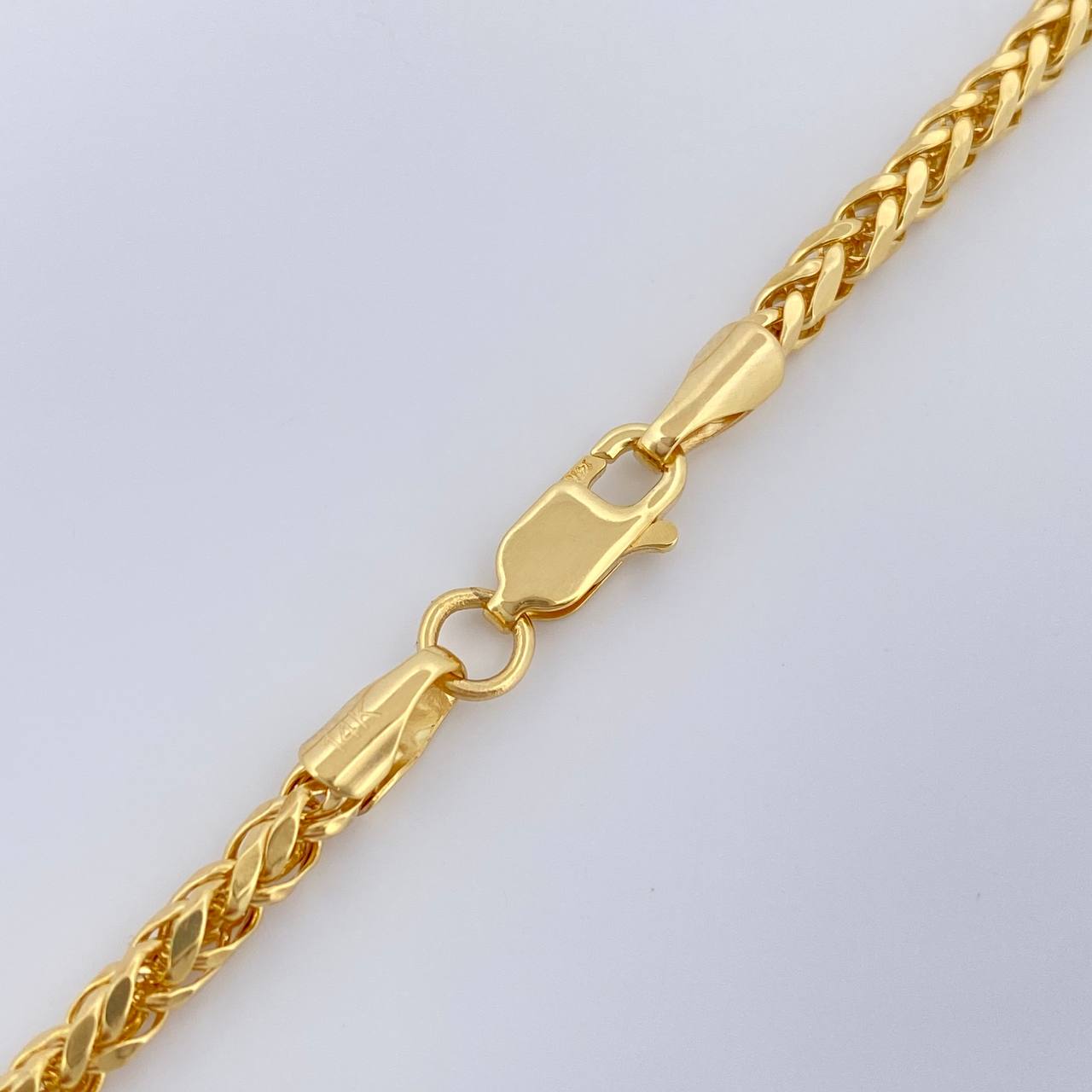 Cadena Franco 7.55gr / 61.3cm / Oro Amarillo +3 14K Italy $