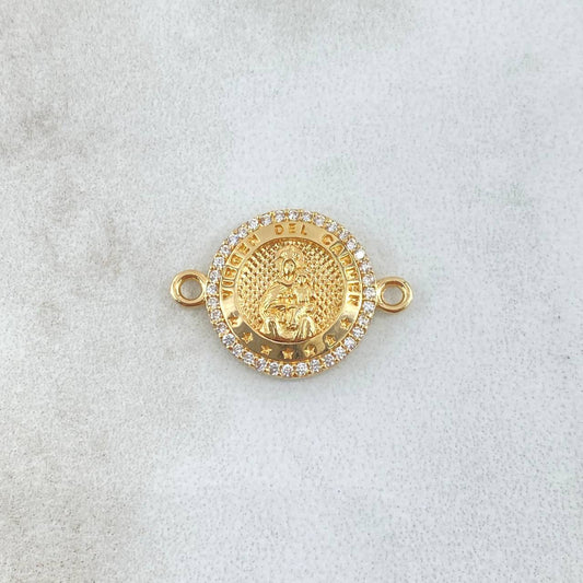 Herraje Virgen Del Carmen 2.3gr / 2cm / Oro Amarillo 18K