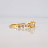 Anillo Tiara Corona 1.5g / T7 1/4 Oro Amarillo 18K