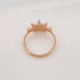Anillo Corona 2.2g / T6 1/2 Oro Rosa 18K