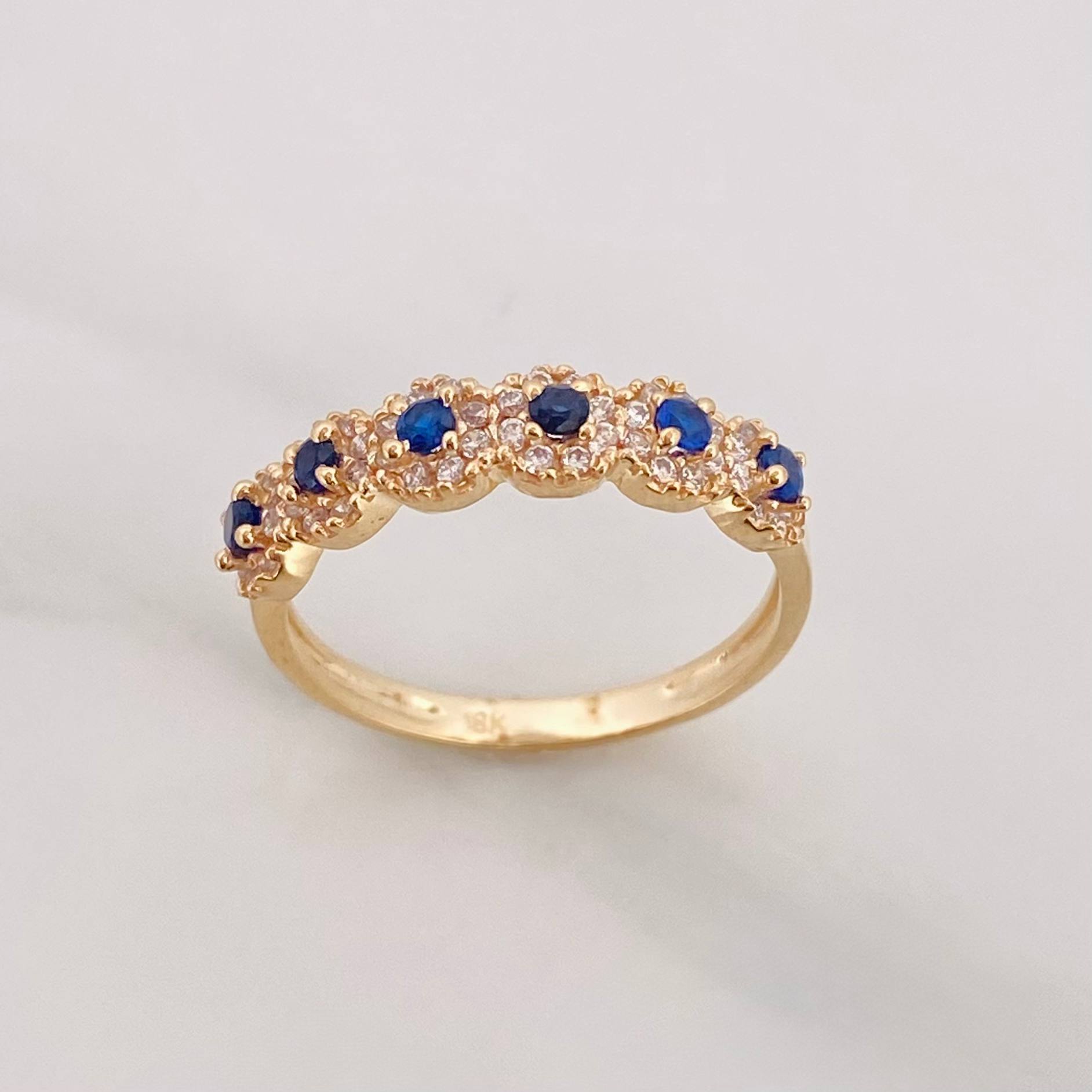 Anillo Tupido 2.4g / T6 3/4 Oro Amarillo 18K